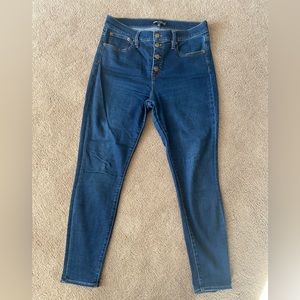 J Crew Mercantile skinny jeans with button fly